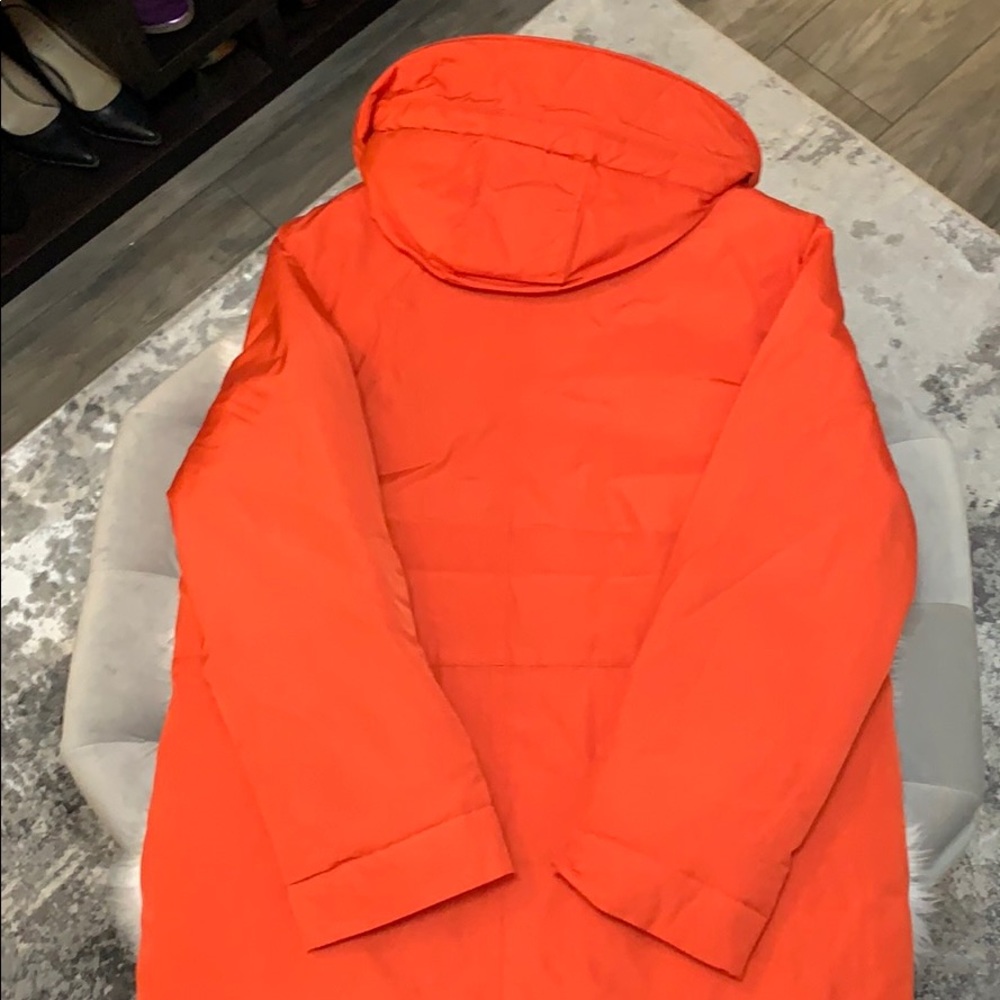 NEW! Men’s Orange Thermore Hooded Coat NWT - Picture 3 of 9